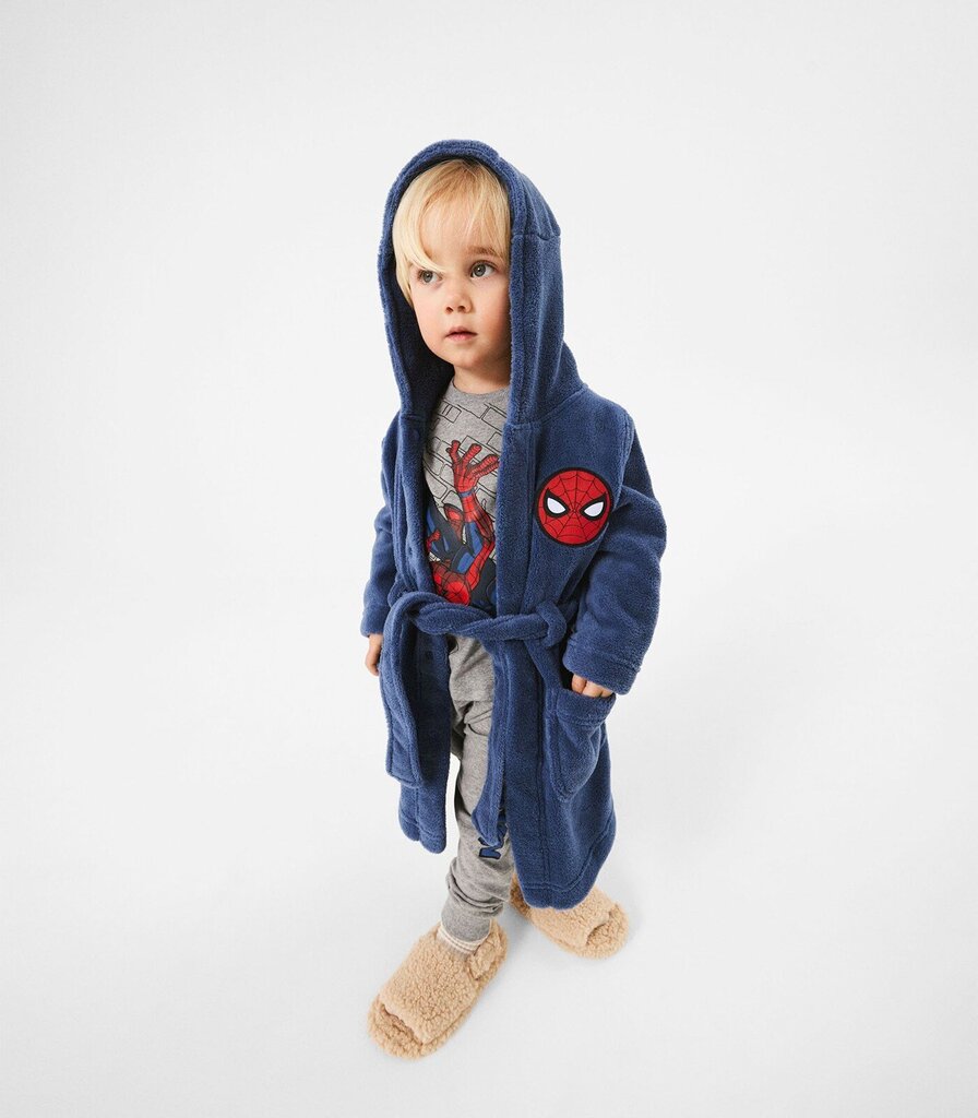 Name It lasten kylpytakki Spiderman 13223941*01, sininen/bi 5715506323984 hinta ja tiedot | Poikien kylpytakit ja pyjamat | hobbyhall.fi