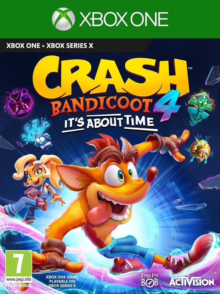 Xbox One peli Crash Bandicoot 4: It’s About Time hinta ja tiedot | Tietokone- ja konsolipelit | hobbyhall.fi
