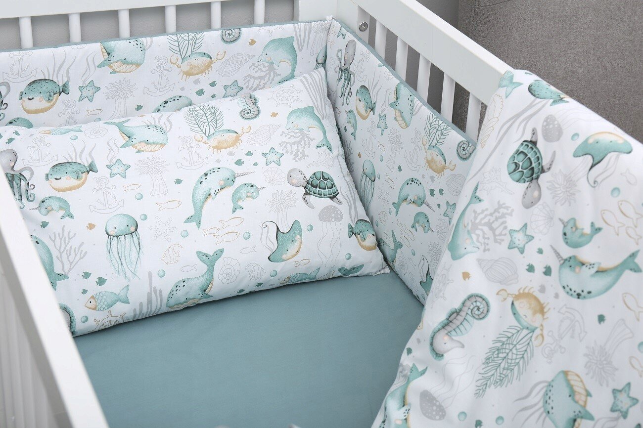 Babymam lasten vuodevaatteet setti, 135x100, 2 osaa hinta ja tiedot | Vuodevaatteet lapsille | hobbyhall.fi