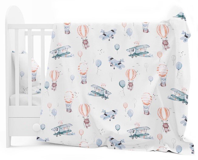 Babymam lasten vuodevaatteet setti Dreamy flight, 135x100, 2 osaa hinta ja tiedot | Vuodevaatteet lapsille | hobbyhall.fi