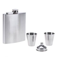 7 unssia kannettava 304 ruostumattomasta teräksestä valmistettu Flagon Whisky Vodka Wine Pot Hip Flask Set alkoholin juomasuppilo kuppisarja, lahjarasiapaketti, joululahja hinta ja tiedot | Lasit, mukit ja kannut | hobbyhall.fi