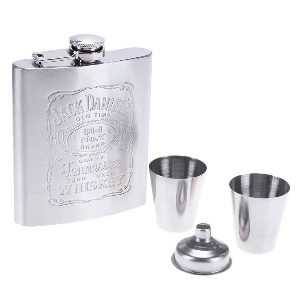 7 unssia kannettava 304 ruostumattomasta teräksestä valmistettu Flagon Whisky Vodka Wine Pot Hip Flask Set alkoholin juomasuppilo kuppisarja, lahjarasiapaketti, joululahja hinta ja tiedot | Lasit, mukit ja kannut | hobbyhall.fi