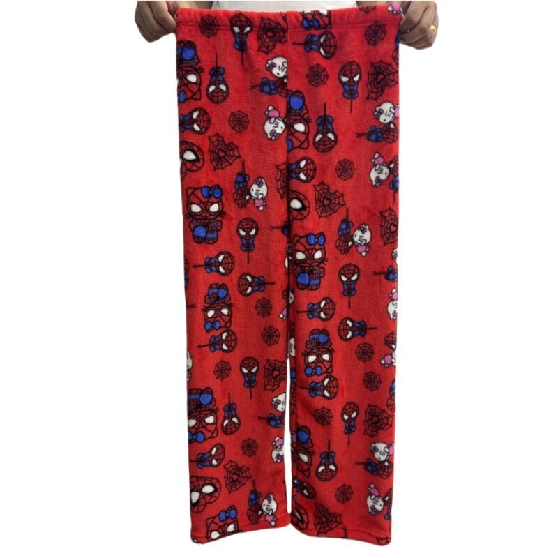 Paksut naisten pyjamahousut, pehmeät kaksinkertaiset fleecehousut hinta ja tiedot | Yöasut ja pyjamat | hobbyhall.fi