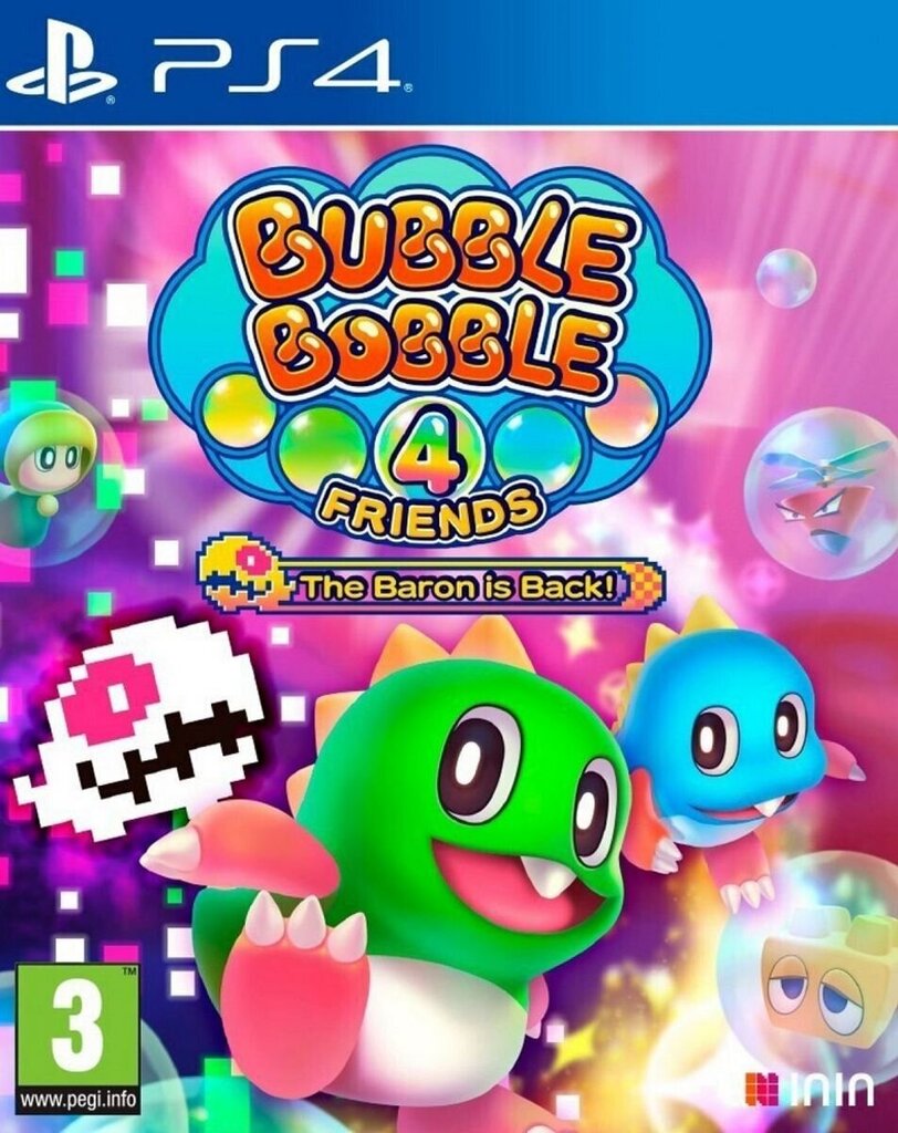 PlayStation 4 peli : Bubble Bobble 4 Friends: The Baron is Back! hinta ja tiedot | Tietokone- ja konsolipelit | hobbyhall.fi