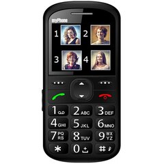 myPhone Halo 2 senioripuhelin, musta hinta ja tiedot | MyPhone Puhelimet, älylaitteet ja kamerat | hobbyhall.fi