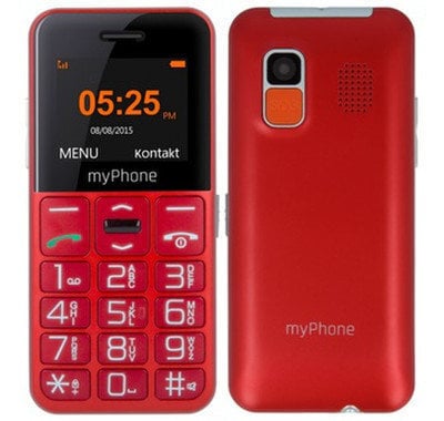 MyPhone Halo Easy, punainen hinta ja tiedot | Matkapuhelimet | hobbyhall.fi
