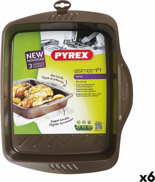 Pyrex leivinastiasetti, 6 kpl. hinta ja tiedot | Uunivuoat ja leivontavälineet | hobbyhall.fi