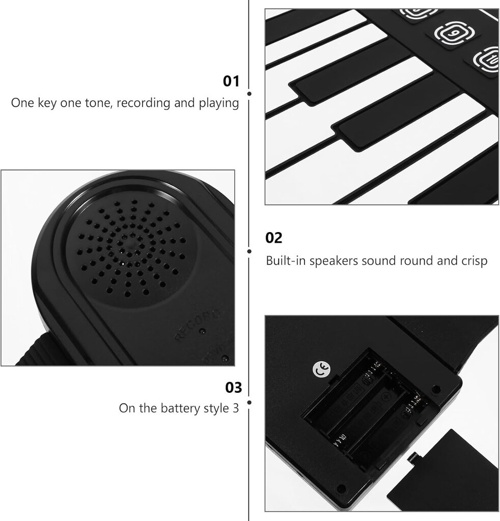 FOMIYES F-4 Taitettava piano hinta ja tiedot | Kosketinsoittimet | hobbyhall.fi