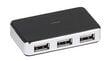 Sovitin VIVANCO USB A HUB, 4x USB A, metal hinta ja tiedot | Adapterit | hobbyhall.fi