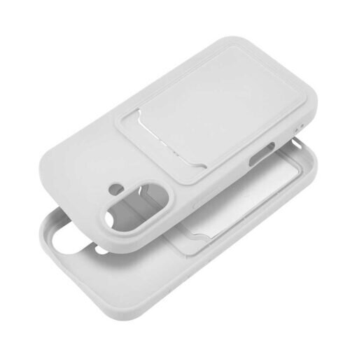 Forcell CARD iPhone 16 (6,1") - Valkoinen hinta ja tiedot | Puhelimen kuoret ja kotelot | hobbyhall.fi