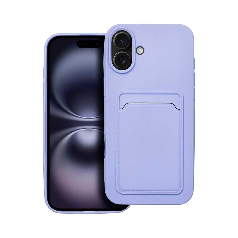 Forcell CARD iPhone 16 Plus (6,7") - Violetti hinta ja tiedot | Puhelimen kuoret ja kotelot | hobbyhall.fi