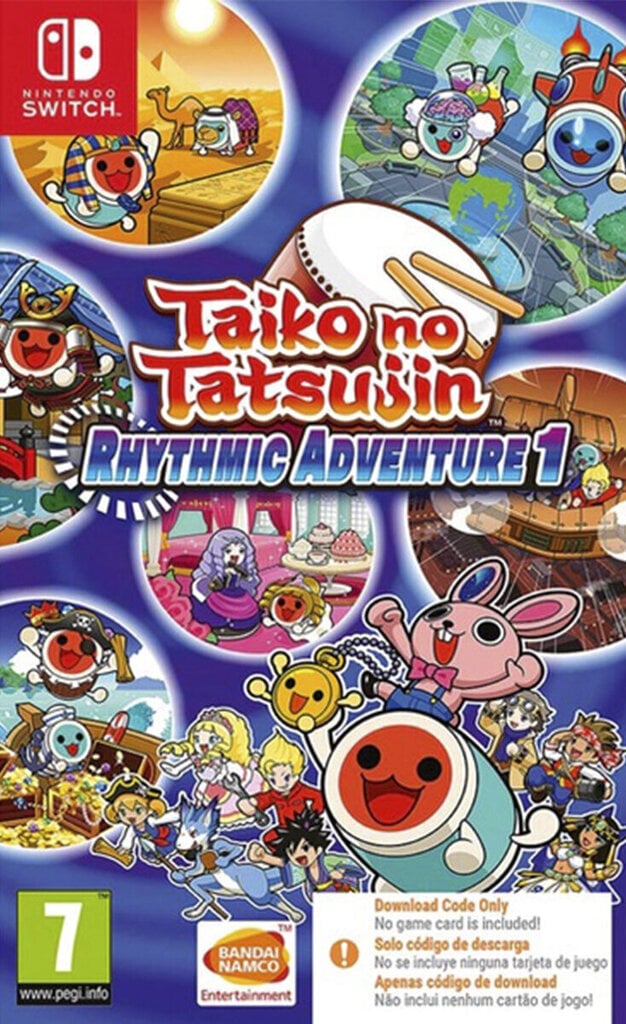 Nintendo Switch peli Taiko no Tatsujin: Rhythmic Adventure 1 - Digital Download hinta ja tiedot | Tietokone- ja konsolipelit | hobbyhall.fi