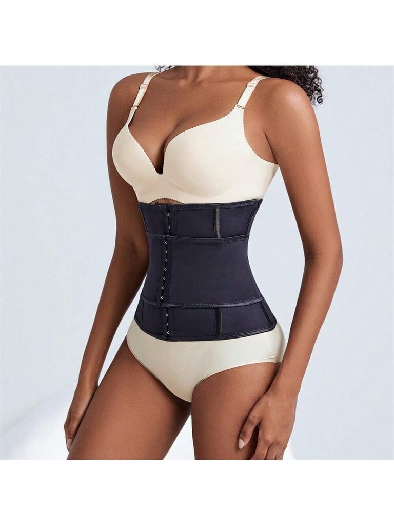 1 kpl naisten harjoitusfitness vatsan sidonta Body Shaper Waist Trainer, ohjausvyö, laihdutusvyö·musta·L hinta ja tiedot | Maalit | hobbyhall.fi