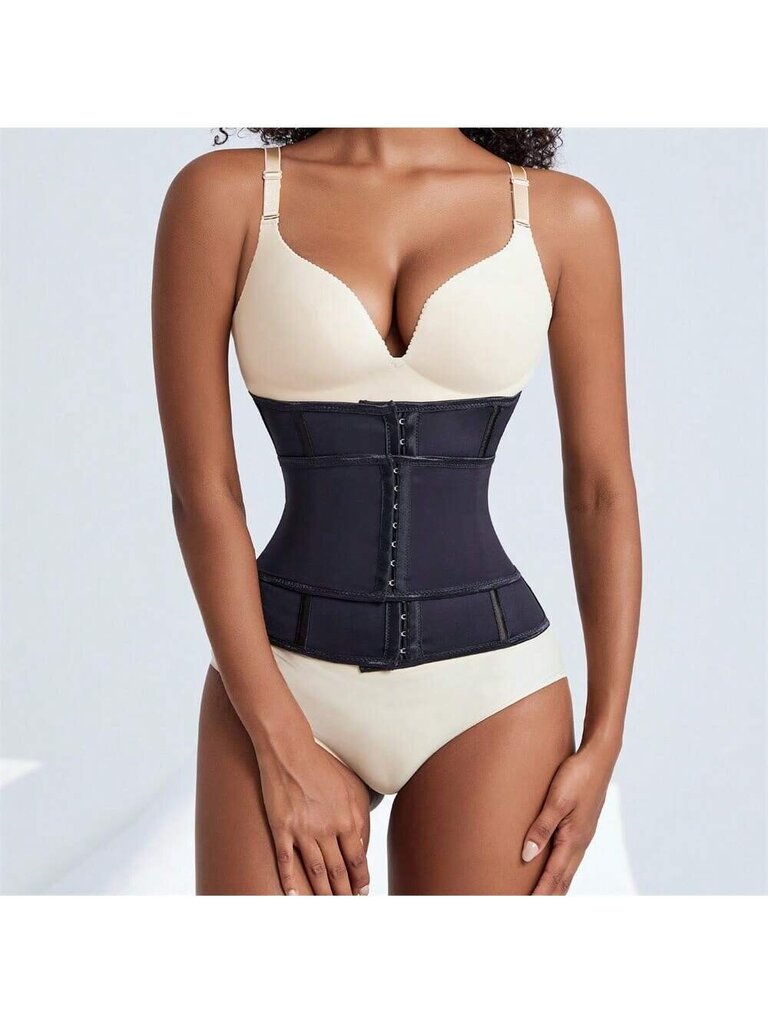 1 kpl naisten harjoitusfitness vatsan sideaine Body Shaper Waist Trainer, ohjausvyö, laihdutusvyö·musta·XXXL hinta ja tiedot | Maalit | hobbyhall.fi