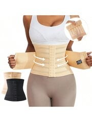 1 kpl Vyötärö Trainer Body Shaper Shaper Shapewear Naisten Synnytyksen jälkeinen side mallinnushihna Vyö laihdutuskorsetti Naisten Vyökorsetti 3 Teräsluu Vahva vatsaa kiristävä vyö vyötärön korjaukseen supertiukka kaksoisvahvistettu vatsan kiristys ja vyö hinta ja tiedot | Maalit | hobbyhall.fi