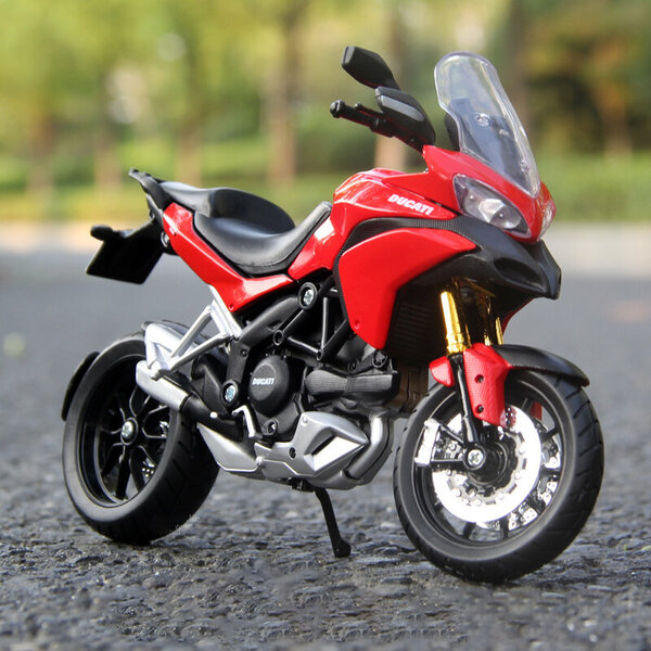 Maisto 1/12 Ducati 1199 Panigale Moottoripyörät Seos Moottoripyörä Malli Iskunvaimentimet on Auto Kid