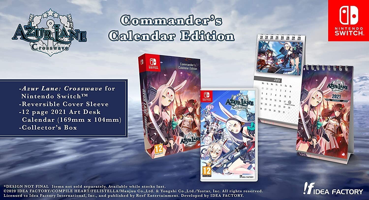 Nintendo Switch peli Azur Lane: Crosswave - Commanders Calendar Edition hinta ja tiedot | Tietokone- ja konsolipelit | hobbyhall.fi