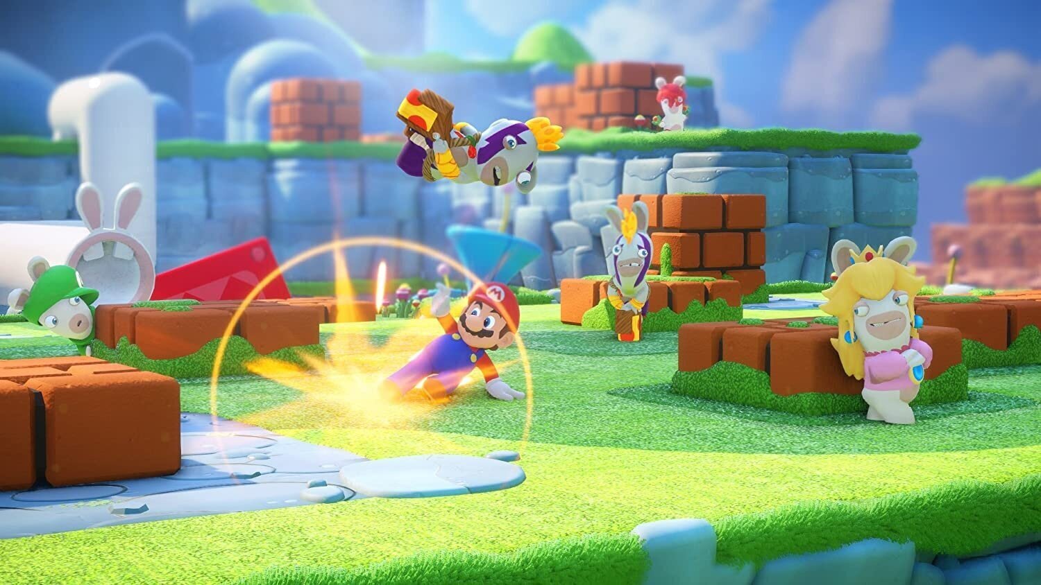 Nintendo Switch peli Mario + Rabbids Kingdom Battle - Digital Download hinta ja tiedot | Tietokone- ja konsolipelit | hobbyhall.fi