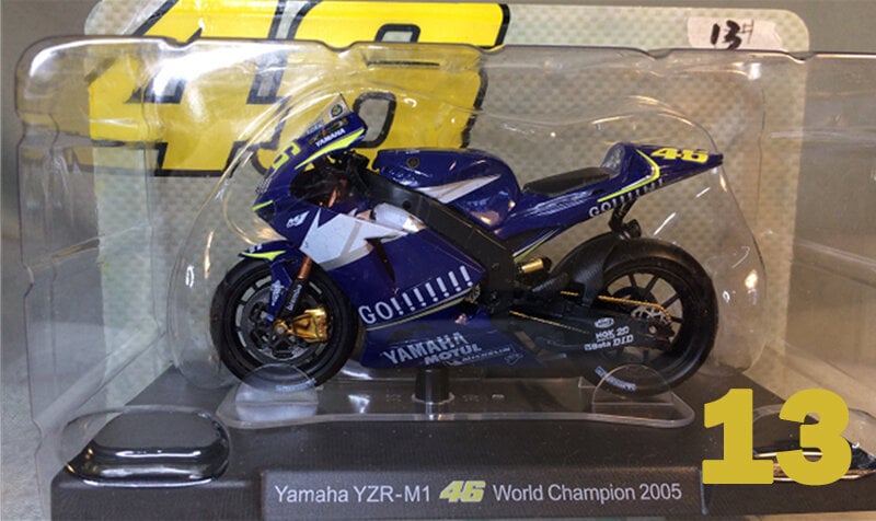 1:18 Rajoitettu keräilijä Rossi -moottoripyörämallisarja Apulia Yamaha Honda -moottoripyörälelut Paras syntymäpäivälahja