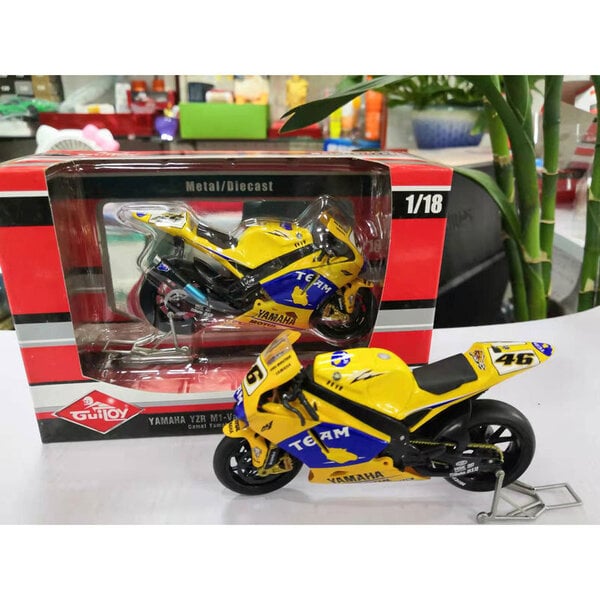 1:18 Rajoitettu keräilijä Rossi -moottoripyörämallisarja Apulia Yamaha Honda -moottoripyörälelut Paras syntymäpäivälahja