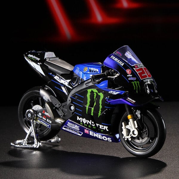 Maisto 1:18 Yamaha Factory Racing Team #21 #20 Die Moto GP Casting Alloy Motorcycle Model Collection Gift Toy 2022 MotoGP