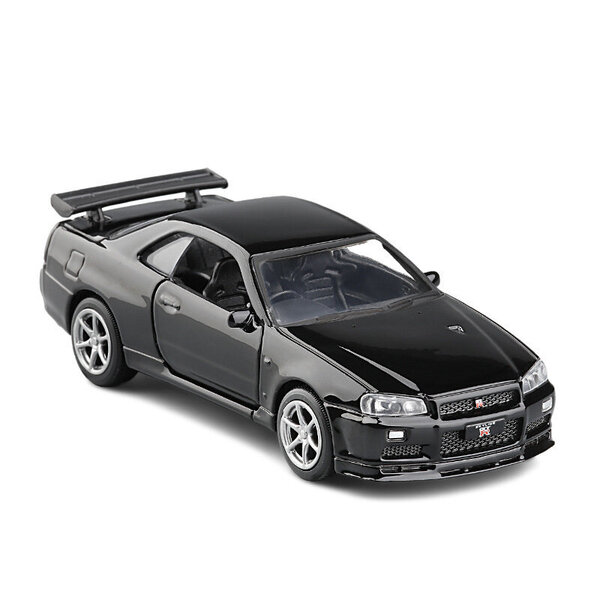 1:36 Nissan GTR R34 Skyline Ares Diecasts ; ajoneuvot Metalli Nopeat ja vihaiset auto High Kids t