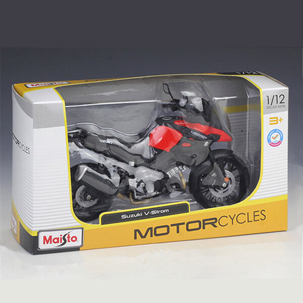 Maisto 1:12 Suzuki V-Storm Alloy Racing Motorcycle Model Diecast Metal Street Sports Moottoripyörämalli Lasten