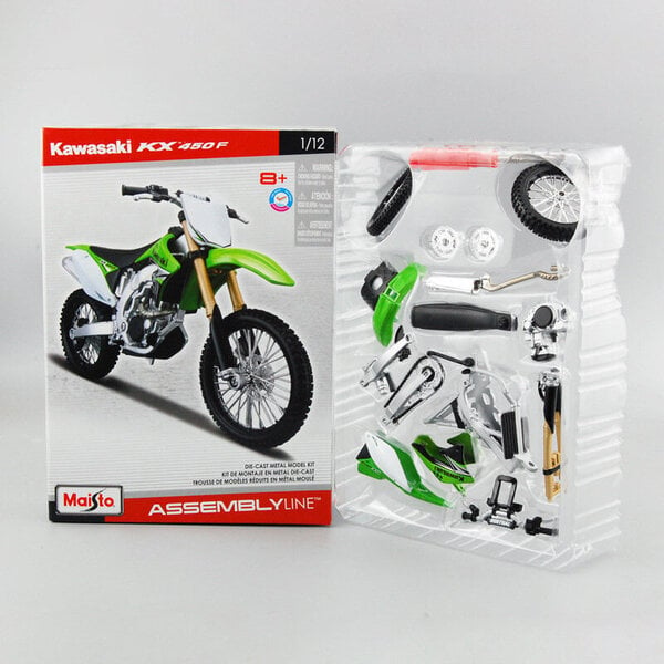 Maisto 1/12 Kawasaki H2R Ninja koottu versio moottoripyörämalli lelu ajoneuvokokoelma Shork-absorber Off Road autopyörän lelu