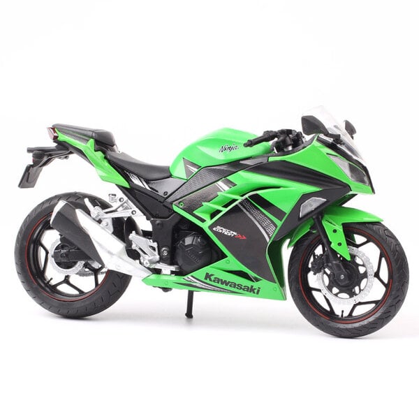 1/12 automaxx 2013 Kawasaki Ninja 250R SE 300 kilpavaaka Moottoripyörä lelu urheilupyörä Diecasts & Toy Vehicles mallit lelut jäljennökset