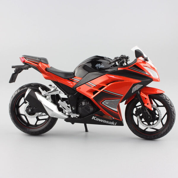 1/12 automaxx 2013 Kawasaki Ninja 250R SE 300 kilpavaaka Moottoripyörä lelu urheilupyörä Diecasts & Toy Vehicles mallit lelut jäljennökset