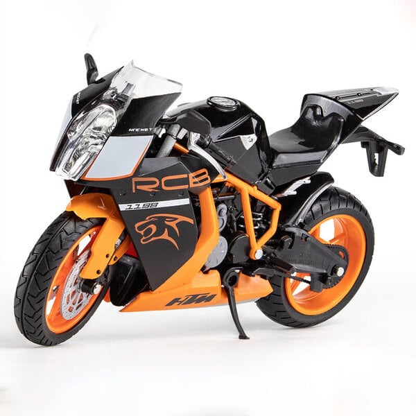 1:12 Scale KTM RC8 metalliseos skootteri Urheilupyörä Diecasts Lasten Lelut Moottoripyörät Ajoneuvot Kilpamallikopiot Huoneen sisustus lahja pojille