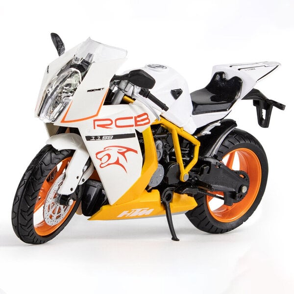 1:12 Scale KTM RC8 metalliseos skootteri Urheilupyörä Diecasts Lasten Lelut Moottoripyörät Ajoneuvot Kilpamallikopiot Huoneen sisustus lahja pojille