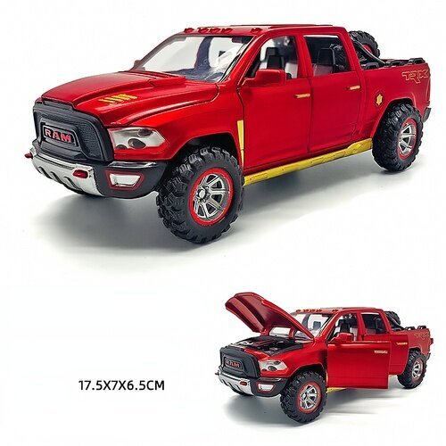 1/32 Dodge Ram TRX Pickup Automalli Ääni ja valo Vedä takaisin Diecast & Lelut Ajoneuvot Keräily Lasten Metallilelu Auto Lahja hinta ja tiedot | Pienoismallit | hobbyhall.fi