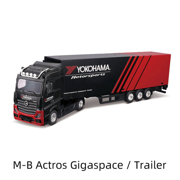 Bburago 1:43 Volvo FH16 Globetrotter 750 XX Perävaunu Raskas Traktori Kuorma-auto Musta Die Cast Keräily Harrastukset Moottoripyörä malli Lelut