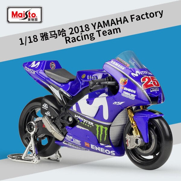 Maisto 1:18 2023 Red Bull KTM MOTO GP RC16 FACTORY RACING metalliseos metalli moottoripyörä lasten kokoelma