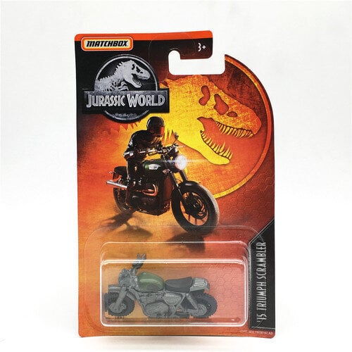 Alkuperäiset Mattel Matchbox Jurassic World Autolelut 1/64 Offroad Dinosaurs Rescue Metsästysautolelut lapsille Moottoripyörämallit