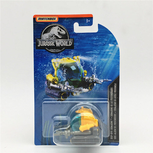 Alkuperäiset Mattel Matchbox Jurassic World Autolelut 1/64 Offroad Dinosaurs Rescue Metsästysautolelut lapsille Moottoripyörämallit