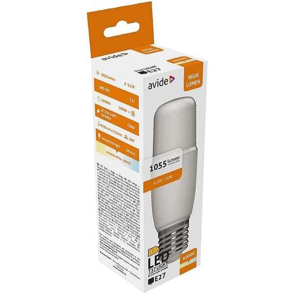 Avide LED-lamppu 9,5W T37 E27 4000K