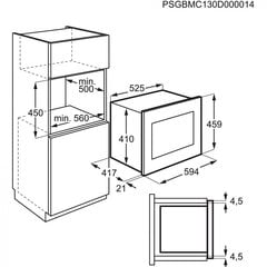 Electrolux KMFD264TEK hinta ja tiedot | Mikroaaltouunit | hobbyhall.fi