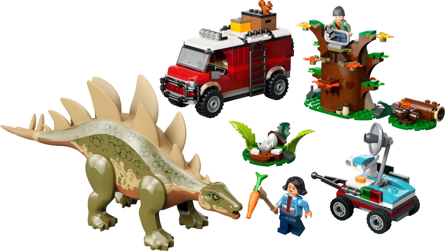 76965 LEGO® Jurassic World Dinosaur Quests: Stegosaurus Discovery hinta ja tiedot | LEGOT ja rakennuslelut | hobbyhall.fi