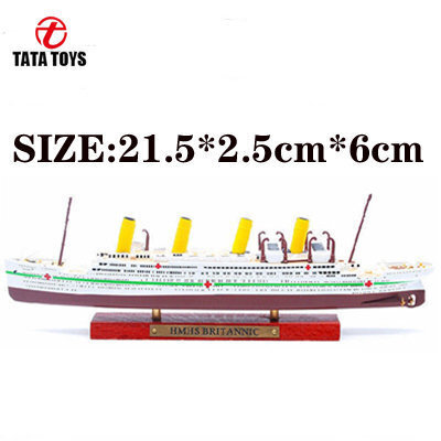 1:1250 RMS TITANIC LUSITANIA MAURETANIA NORMANDIE BRITANNIO RANSKA Risteilyalusmalli Atlas Diecast Boat Toys Collectiabl