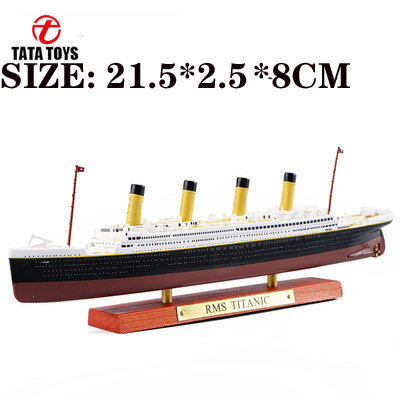 1:1250 RMS TITANIC LUSITANIA MAURETANIA NORMANDIE BRITANNIO RANSKA Risteilyalusmalli Atlas Diecast Boat Toys Collectiabl