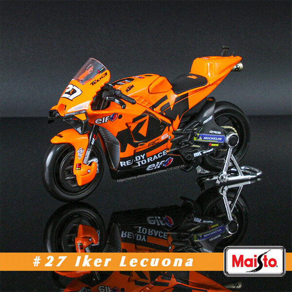 Maisto 1:18 2022 Yamaha Factory Racing Team #21 Morbidelli #20 Quartararo Lisenssi Alloy Motorcycle Model