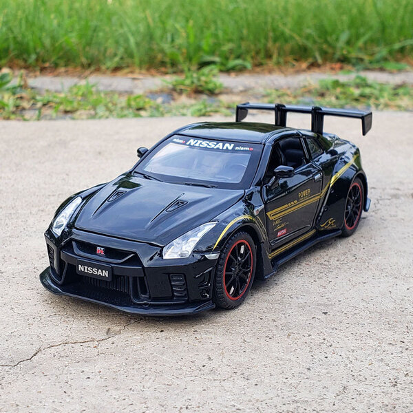 1:32 Nissan Skyline Ares GTR R34 R35 Diecasts & ajoneuvot Metalliauto Korkea Kokoelma