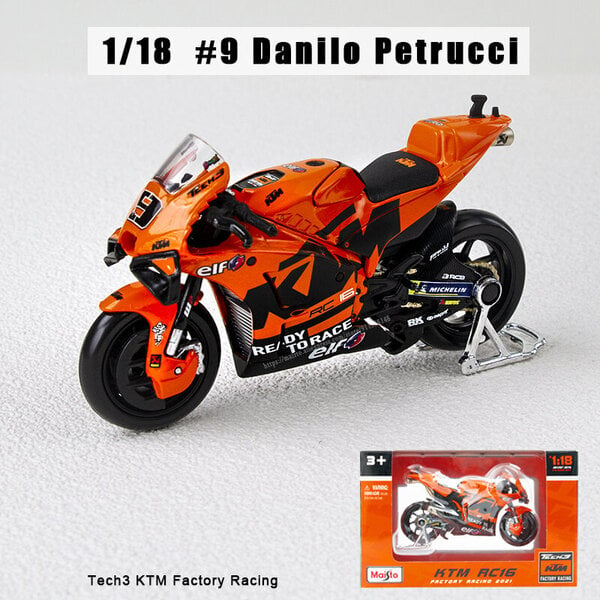 Maisto 1:18 UUSI 2022 Yamaha Factory Racing Team #21 #20 Die Moto GP Racing valumetallimoottoripyörä Mallikokoelman lahjalelu