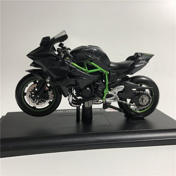 1:18 KAWASAKI NINJA H2 R Moottoripyörä Maisto Diecast Alloy Malli Lelu Musta Ninja H2R Moottoripyörä Irrotettava Collection