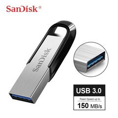 Muistitikku Sandisk Cruzer Ultra Flair 128GB USB 3.0 (siirtonopeus jopa 150MB/s) hinta ja tiedot | Muistitikut | hobbyhall.fi
