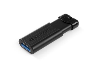 Verbatim - PinStripe USB 3.0 -asema 64 Gt, musta hinta ja tiedot | Verbatim Tietokoneet ja pelaaminen | hobbyhall.fi