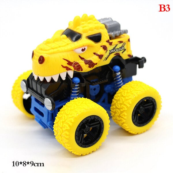 4 Wheels Monster Dinosaur Trucks Inertia Car Lelut lapsille Pojat Tytöt Lahjat 2022 UUTTA