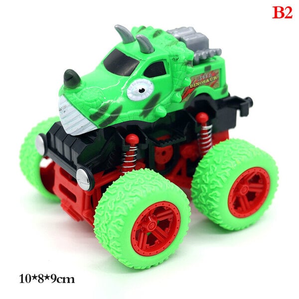 4 Wheels Monster Dinosaur Trucks Inertia Car Lelut lapsille Pojat Tytöt Lahjat 2022 UUTTA